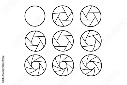 Camera Aperture Blades Stages