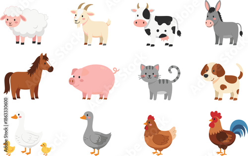 Set of Minimalist Business Characters Featuring Creative Thinking, Financial Planning, Problem Solving, Innovation, and Education Icons for Professional Web Design and Corporate Presentations