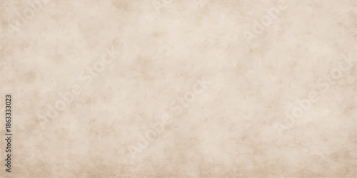 Aged brown parchment with a stained vintage paper texture and antique grunge design provides a worn sepia background for a blank retro page. Light brown concrete background texture wallpaper. old page