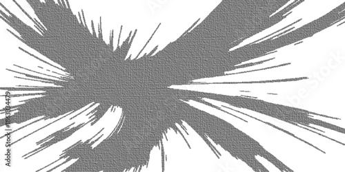 Hand drawn grunge ink splashes form a black eagle silhouette illustration with vintage wings and a flying hawk spirit in this nature tattoo sketch art