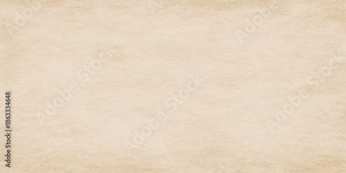 Antique aged parchment background features a blank vintage paper texture with a brown grunge cardboard pattern and rough beige material surface. brown vintage paper background with grunge and stained 