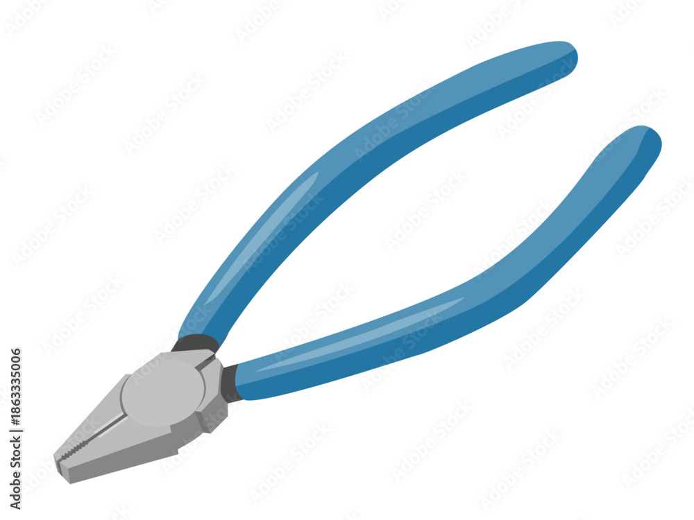Fototapeta premium ペンチのイラスト / Combination Pliers Illustration