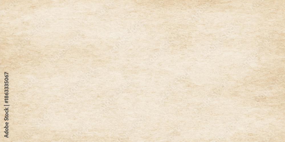 Fototapeta premium Antique aged parchment background features a blank vintage paper texture with a brown grunge cardboard pattern and rough beige material surface. brown vintage paper background with grunge and stained 