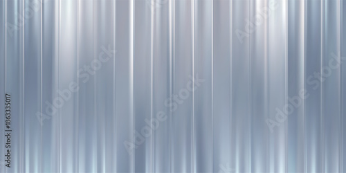Glass background with abstract pattern effects and 3D gradient lines. Premium ribbed textures in blue metal or corrugated plastic for windows. Vintage chrome reflections or frosted acrylic panels.