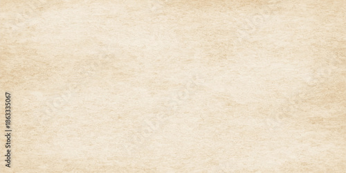 Antique aged parchment background features a blank vintage paper texture with a brown grunge cardboard pattern and rough beige material surface. brown vintage paper background with grunge and stained 