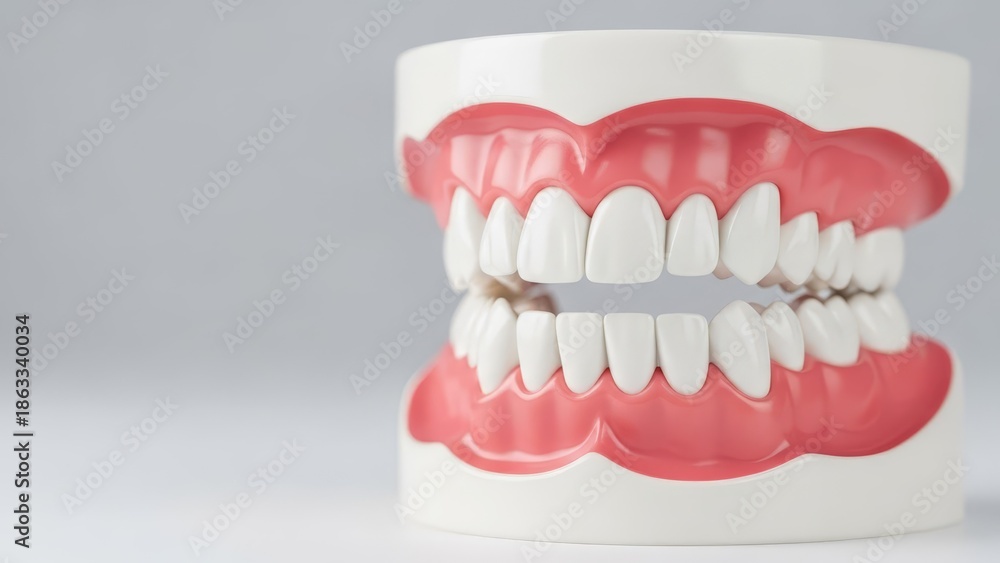 Obraz premium Mouth anatomy study.