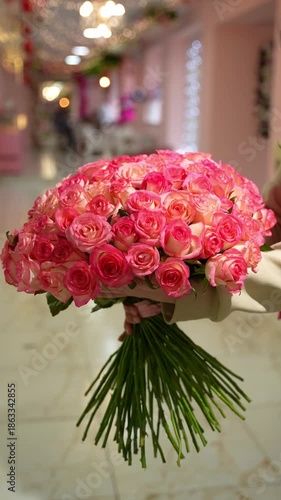 Wallpaper Mural Large bouquet of roses. Concept bouquet of roses. Torontodigital.ca