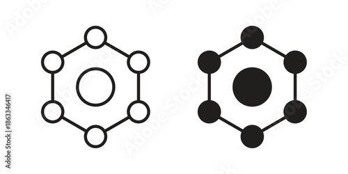 Antioxidant icons concept. Vector Line Icon Design. Simple flat style