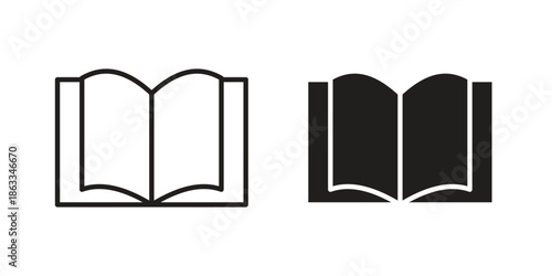 Book icons concept. Vector Line Icon Design. Simple flat style