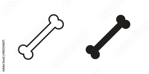 Bones icons concept. Vector Line Icon Design. Simple flat style
