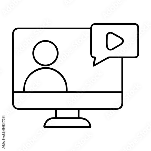 man with speech bubble