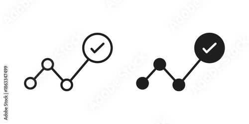 Customer journey icons concept. Vector Line Icon Design. Simple flat style