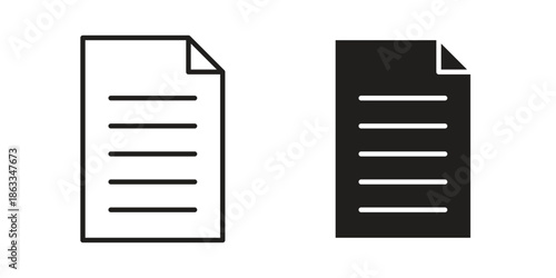 Documents icons concept. Vector Line Icon Design. Simple flat style
