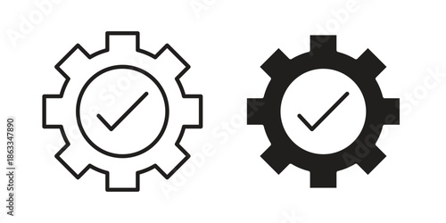 Efficiency icons concept. Vector Line Icon Design. Simple flat style