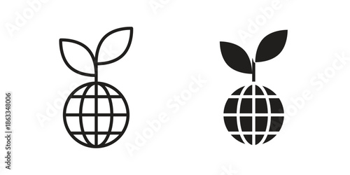 Environment icons concept. Vector Line Icon Design. Simple flat style