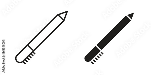 Eyeliner icons concept. Vector Line Icon Design. Simple flat style