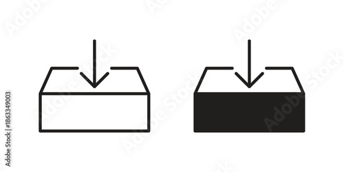Inbox icons concept. Vector Line Icon Design. Simple flat style