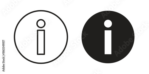 Information icons concept. Vector Line Icon Design. Simple flat style