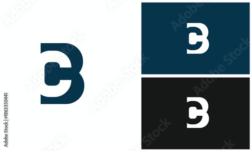 Creative Idea Logo Design with editable file | B with negative space of C concept Idea Design