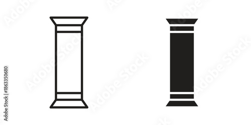 Protein bar icons concept. Vector Line Icon Design. Simple flat style