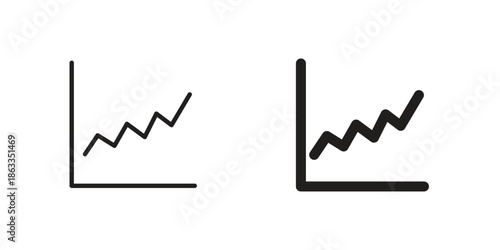 Stats icons concept. Vector Line Icon Design. Simple flat style