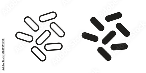 Yeast icons concept. Vector Line Icon Design. Simple flat style