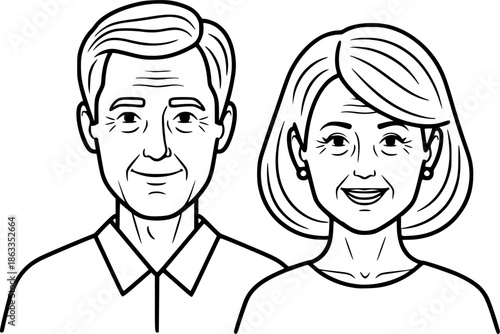 couple old man icon.
