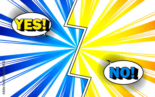 Comic versus fight template background. Vector illustration.