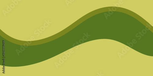 Abstract Organic Wave Background with Earth Tone Green Shades. A flowing, minimalist wavy background using olive and lime green tones, perfect for eco-friendly branding and natural product promotions.