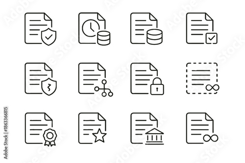 Icon preservation storage digital archiving icons reliable tamper integrity preserved vector memory