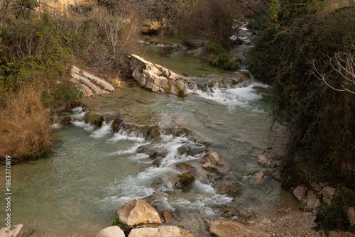 Río Matarraña a su paso por Beceite, provincia de Teruel, España