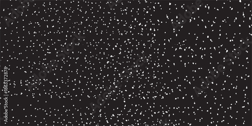 Abstract vector noise. Small particles of debris and dust. Distressed uneven background. Grunge with fine grains isolated on white background. Vector illustration. EPS10.