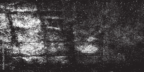 Scratched Grunge Urban Background Texture Vector. Dust Overlay Distress Grainy Grungy Effect. Distressed Backdrop Vector Illustration. Isolated Black on White Background. EPS 10.