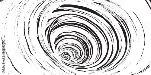 Circular starburst explosion texture. Distressed uneven grunge background. Abstract vector illustration. Overlay to create interesting effect and depth. Isolated on white background.