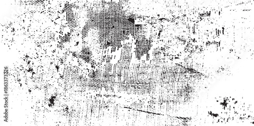 Abstract vector noise. Small particles of debris and dust. Distressed uneven background. Grunge with fine grains isolated on white background. Vector illustration. EPS10.