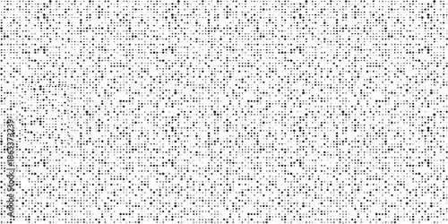 Grid spotted pattern. Abstract grunge halftone lined texture. Distressed uneven grunge background. Abstract vector illustration. Overlay to create interesting effect and depth. Isolated on white. 