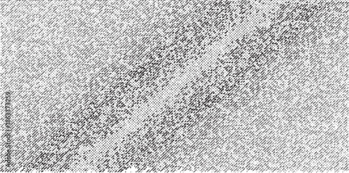 Grid spotted pattern. Abstract grunge halftone lined texture. Distressed uneven grunge background. Abstract vector illustration. Overlay to create interesting effect and depth. Isolated on white. 