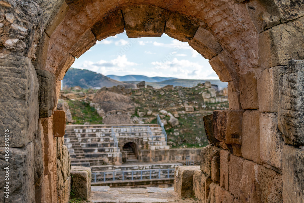 custom made wallpaper toronto digitalLe site archéologique d'Uthina en Tunisie