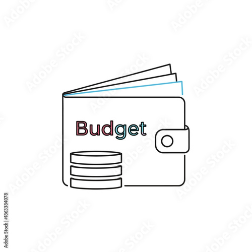 Financial Planning and Budget Management Concept for Personal Savings and Expenses