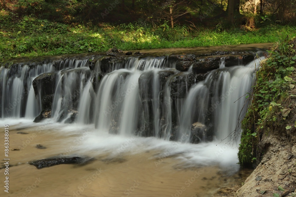 Fototapeta premium waterfall in the forest