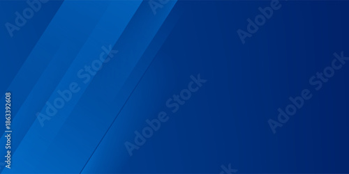 Abstract blue background with glowing geometric lines. Modern blue gradient square shape design. Futuristic technology concept. Suit for brochure,