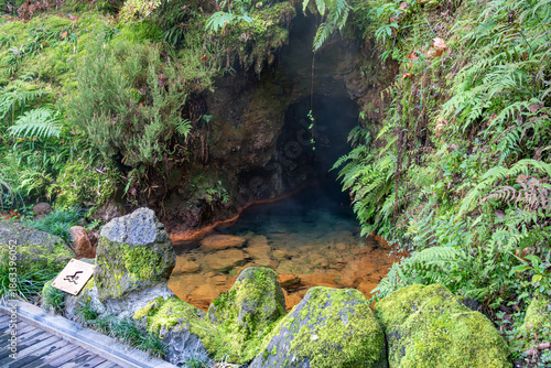 Tableau sur toile Dona Beija, a leisure and relaxation area with geothermal waters, São Miguel Isl