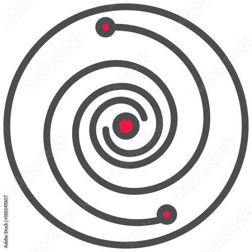 space icon line color