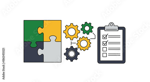 Teamwork and Process A Visual Representation of Collaboration and Task Management.