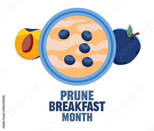 prune breakfast month with delicious prunes