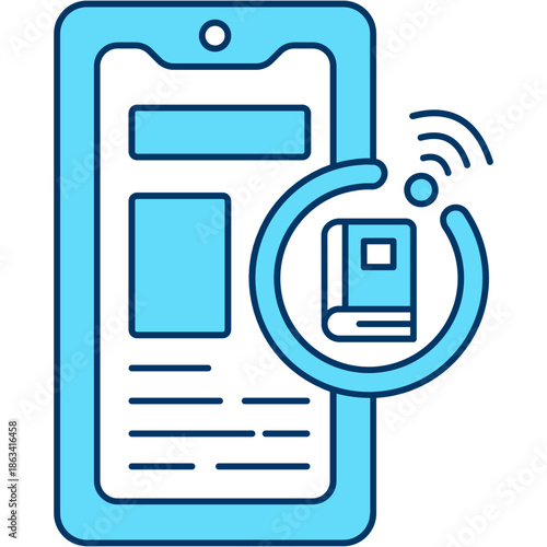 Digital Library Icon