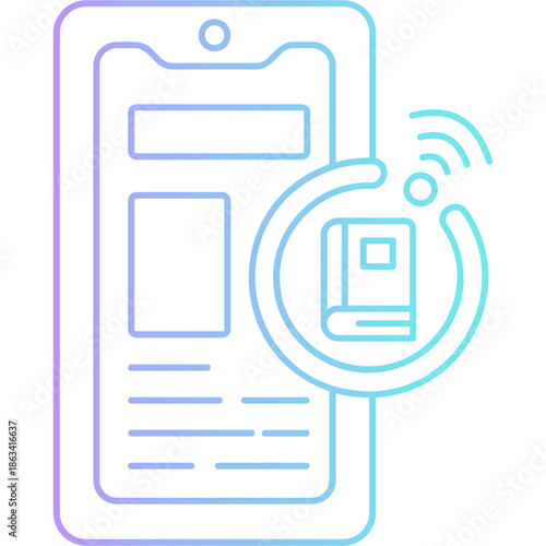Digital Library Icon