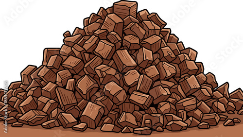 Chocolate Chunk Pile: Sweet Treat Delight