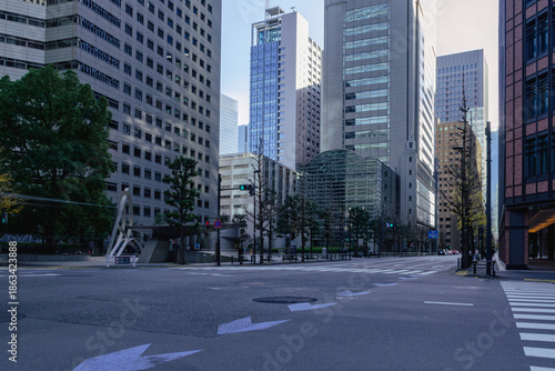 東京 大手町のビジネス街