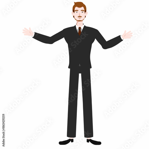 business man presenting